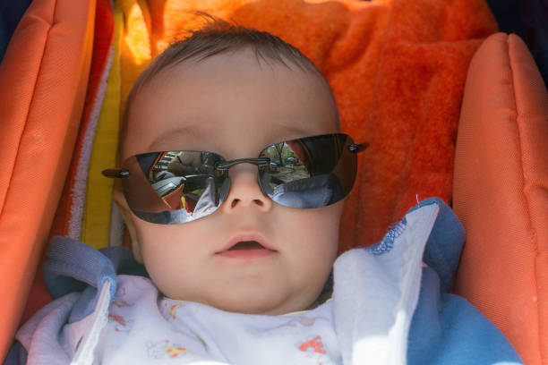 sunglasses in shirt pocket. put sunglasses in pocket, going on vacation. shirt pocket with sun glasses.