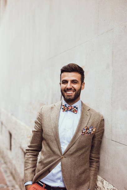 istock Portrait of welldressed man with a bright smile 668181736