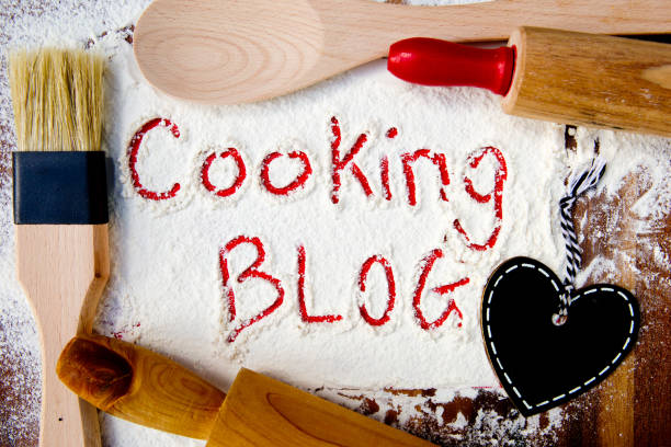 istock Cooking Blog with heart blackboard 668182528