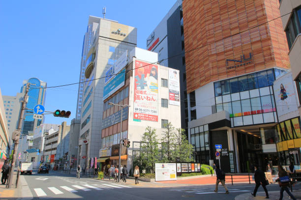 istock Umeda at osaka of morning day time 668188276
