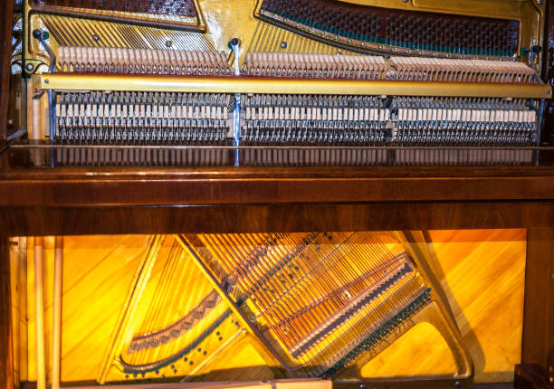 istock Musical instruments. The internal structure of a piano. 668188864