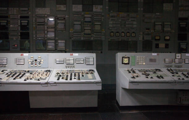 istock Control room of the nuclear power plant 668197772