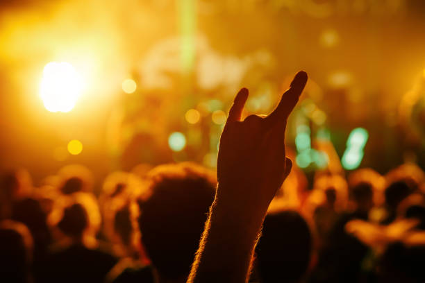 istock cheering crowd at a rock concert 668212404