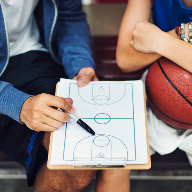 istock Basketball Player Sport Game Plan Tactics Concept 668222106