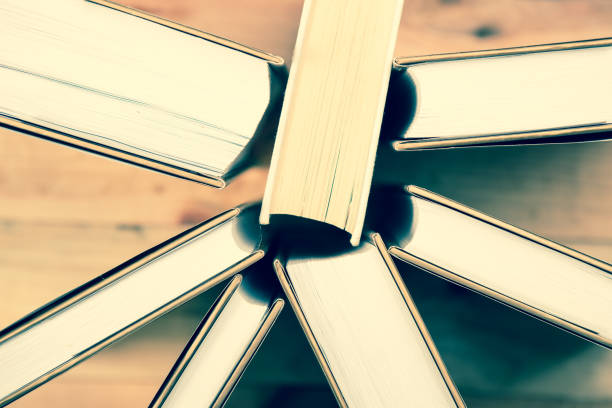 istock hardback books or text books seen from top view 668224900
