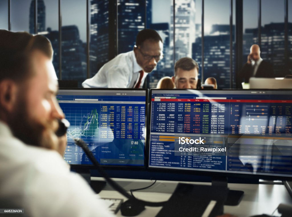 Business Team Investment Entrepreneur Trading Concept Trader Stock Photo