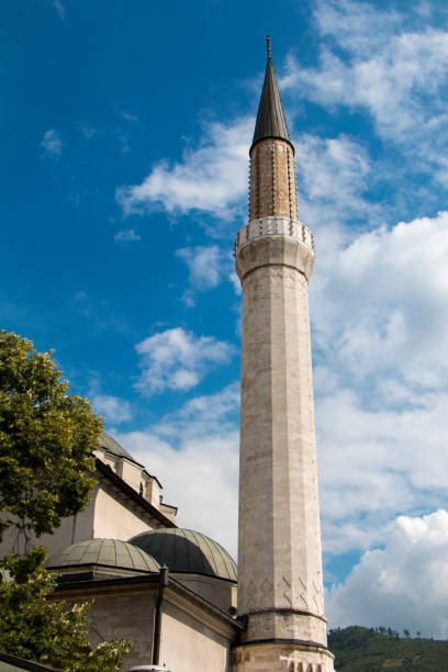istock tower from islamic church 668233106