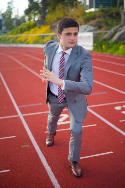 istock Business Runnig Success Racing Track 668233390