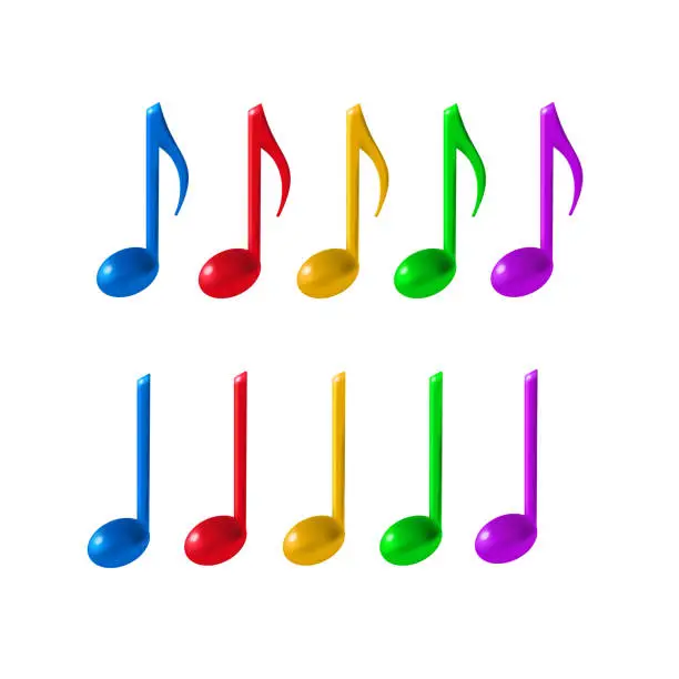 Vector illustration of Music note vector