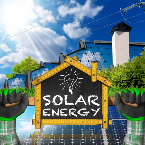 istock Project of Ecological House - Solar Energy 668261050