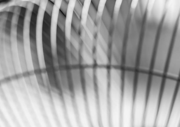 istock Abstract black and white stripes and motion blur background. 668271218