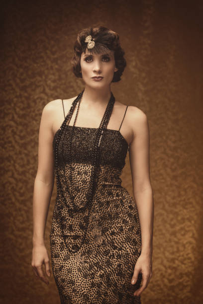 istock Retro woman portrait 668274470