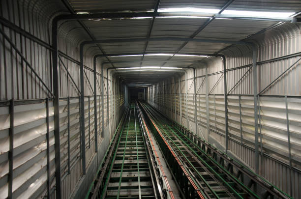 istock Thai people and foreigner traveler use funicular railway 668282818