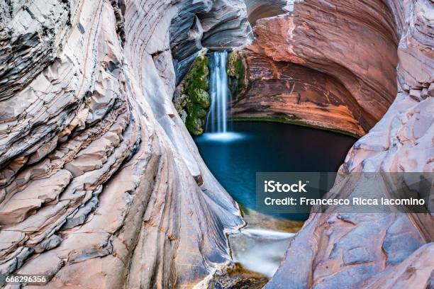 Hamersley Gorge Spa Pool Karijini National Park Western Australia Stock Photo - Download Image Now