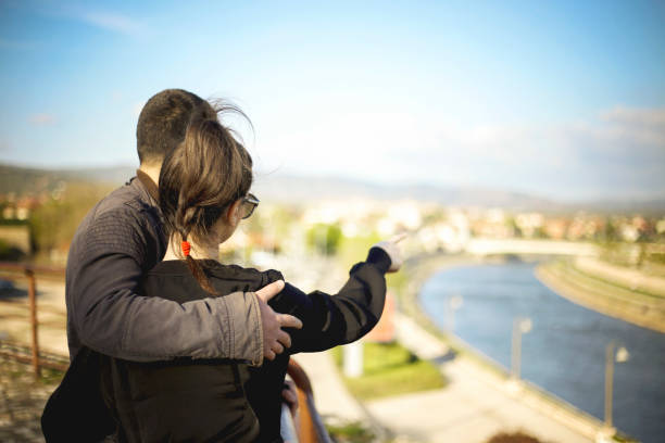 istock Romantic couple enjoy on sunny day 668296396