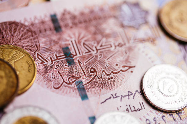 istock Egyptian Pound, Coins and Paper Money. 668296814