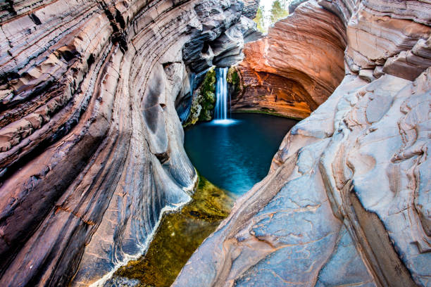istock Hamersley Gorge, Spa Pool, Karijini National Park, Western Australia 668299940