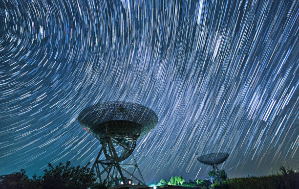 istock Radio Telescope and Star Trails 668329642