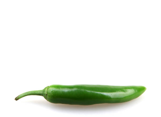 istock green pepper is isolated on a white background 668344548