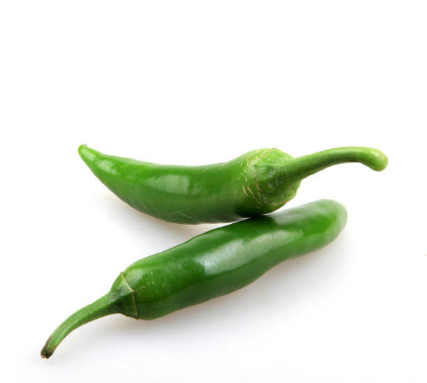 istock green pepper is isolated on a white background 668344552
