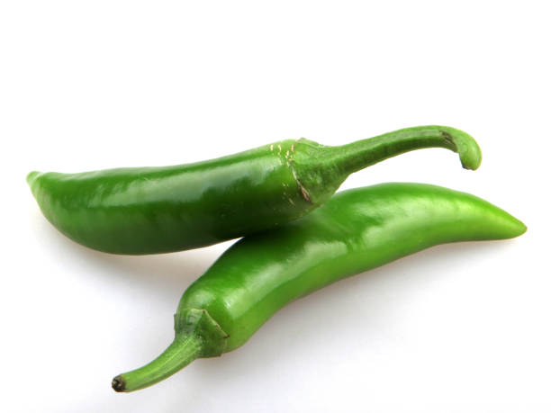 istock green pepper is isolated on a white background 668344558