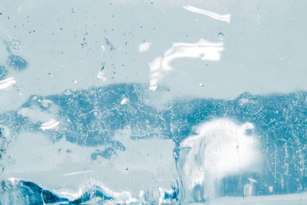 istock abstract background of blue ice 668350510