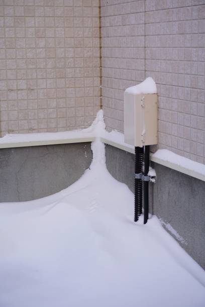istock Gas meter of housing 668353832