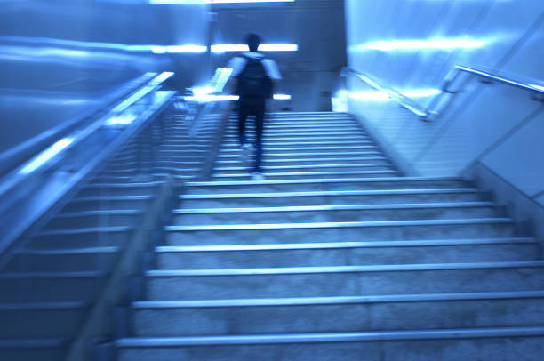 istock People who need to climb stairs 668354738