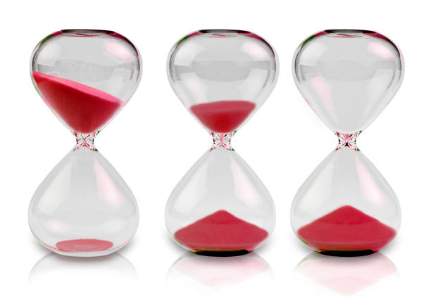 Three Hourglass Three Hourglass countdown photos stock pictures, royalty-free photos & images