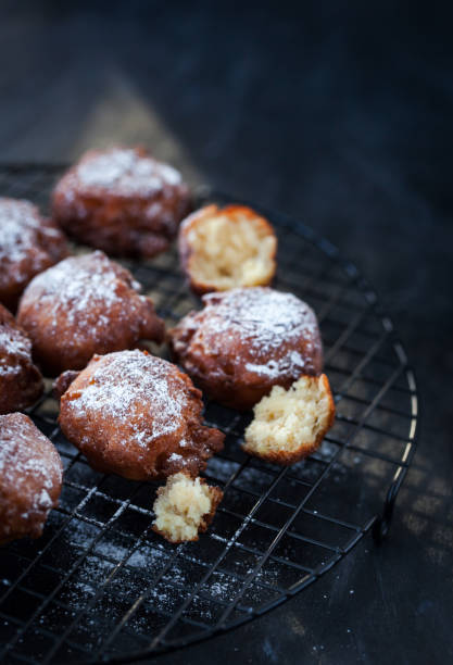 istock Fresh delicious homemade warm apple fritters 668359826