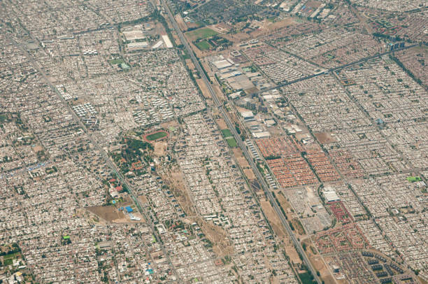 istock Aerial View of Santiago - Chile 668371606