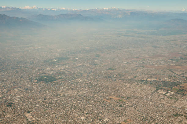 istock Aerial View of Santiago - Chile 668374660