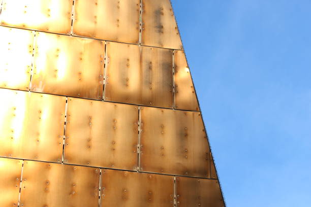 istock A copper-roofed building in the sunshine 668374694