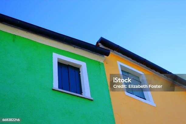 Burano Venice Italy Stock Photo - Download Image Now - Blue, Burano, Europe