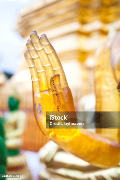 Buddha Hand In Thailand Stock Photo - Download Image Now - Arts Culture and Entertainment, Beauty, Buddha