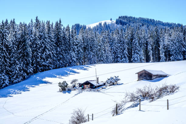 hut on the blomberg mountain near bad toelz