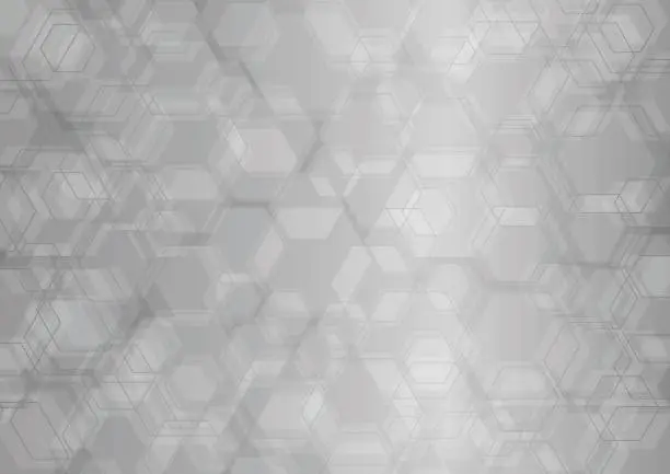 Vector illustration of Hexagon Abstract Background