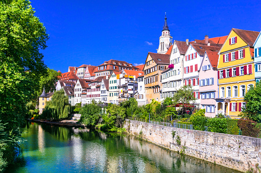 Colorful towns of Europe - Tubingen in Germany (Baden -Wurttemberg)