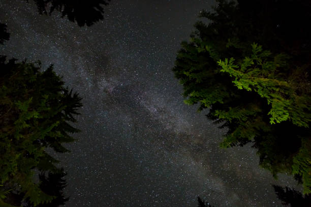 istock Milky Way Galaxy on nigh sky 668409956