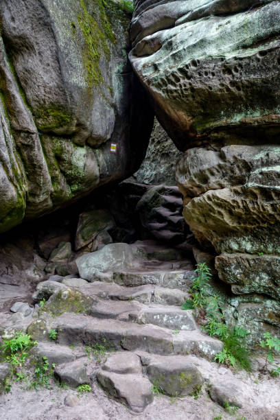 istock Rock pillar nature park in the Czech Republic. 668426198
