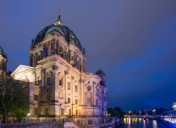 istock Evening view of Berlin Cathedral, Germany 668487742