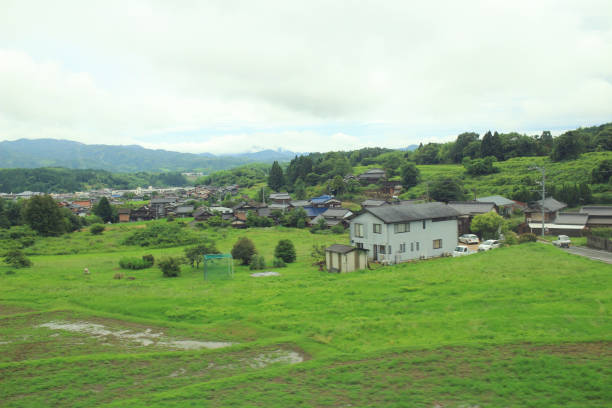 istock the farm view from train at Yamaguchi 668499606