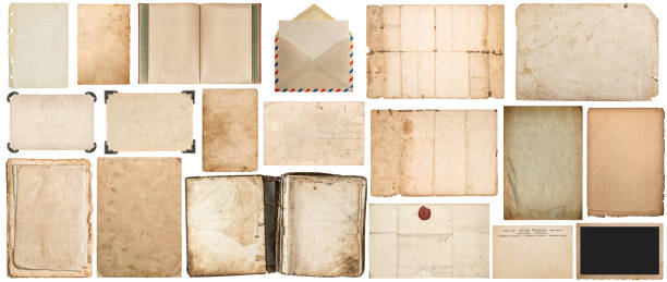 istock Paper texture book envelope cardboard photo frame corner 668516944