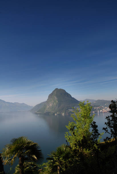 Lugano, San Salvatore Switzerland lugano stock pictures, royalty-free photos & images
