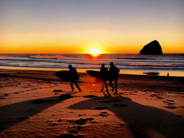 istock Surfers Ending the Day 668550506