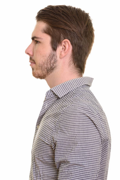 istock Profile view of young handsome businessman 668550984