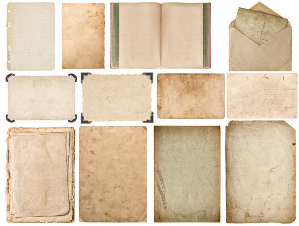 istock Paper edges book envelope cardboard photo frame corner 668554428