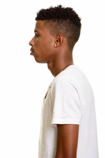 istock Profile view of young handsome African man 668562274