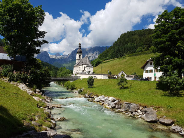 istock Parish Church, St. Sebastian, Ramsau 668572422