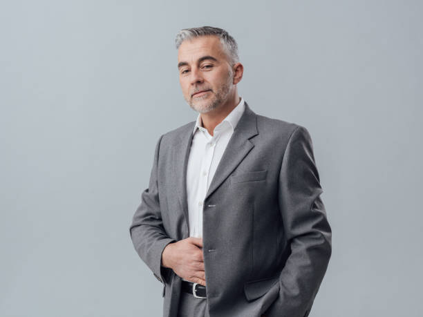 istock Confident businessman portrait 668582798